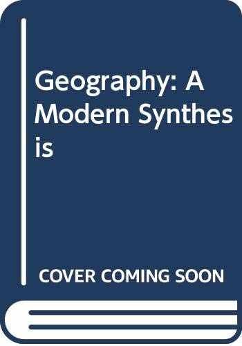 Geography: A modern synthesis (Harper – Hardcover, by Haggett Peter – Very Good