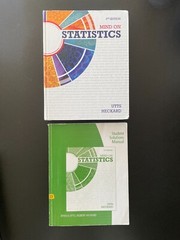 Mind on Statistics Utts/Heckard 5th Ed ~ Text and Solutions Manual