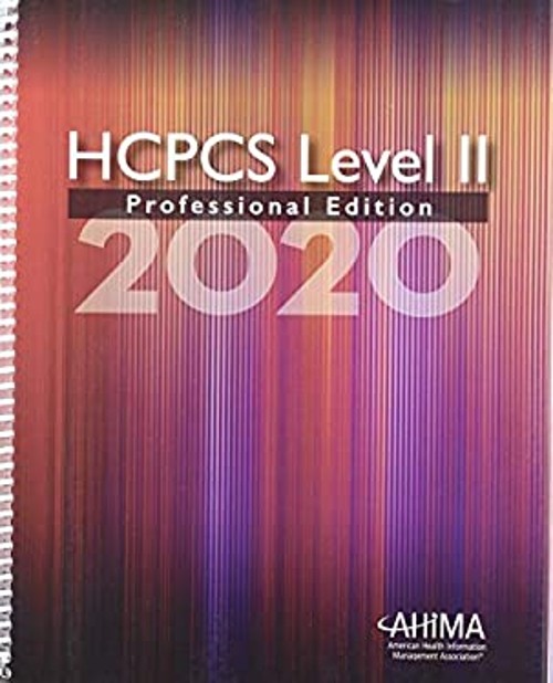 2020 HCPCS Level II, Professional Edition Paperback Ahima