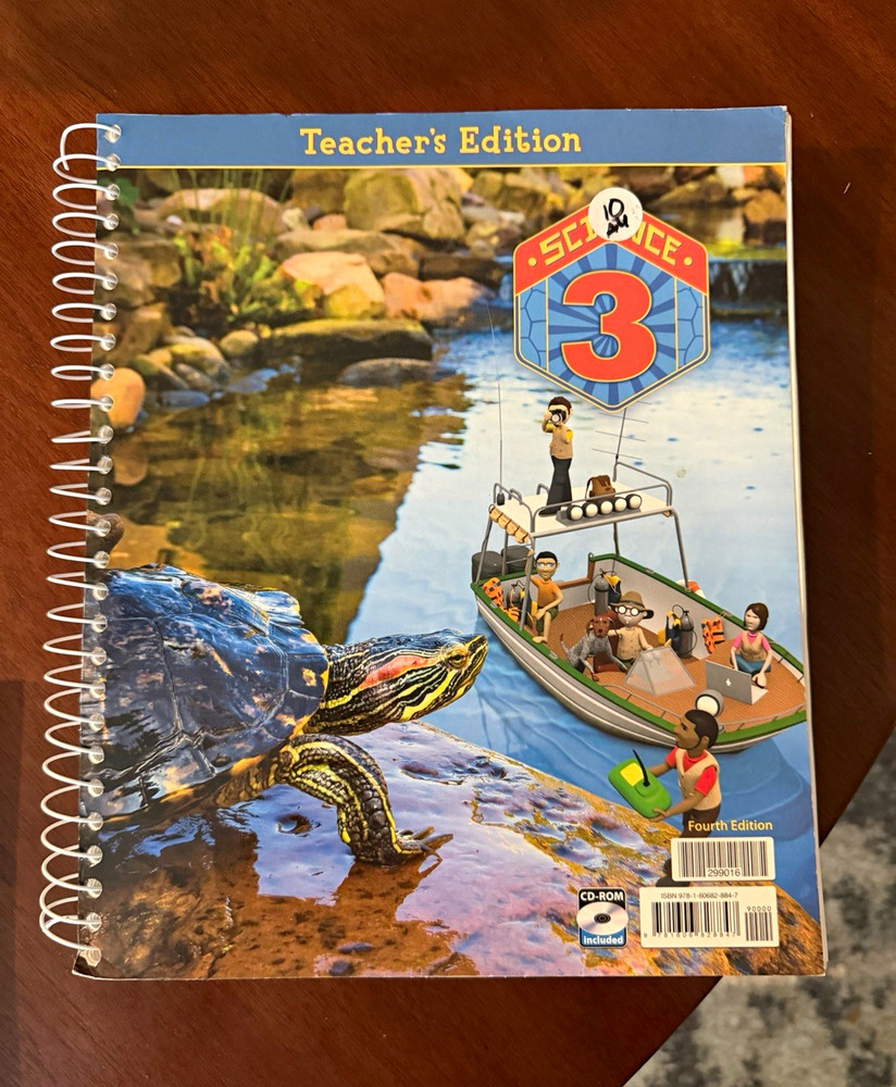BJU Press Science 3 Teacher’s Ed. 4th Ed. Spiral Bound Textbook + CD-ROM