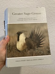 DAMAGED Greater Sage-Grouse: Ecology and Conservation of a Landscape Species