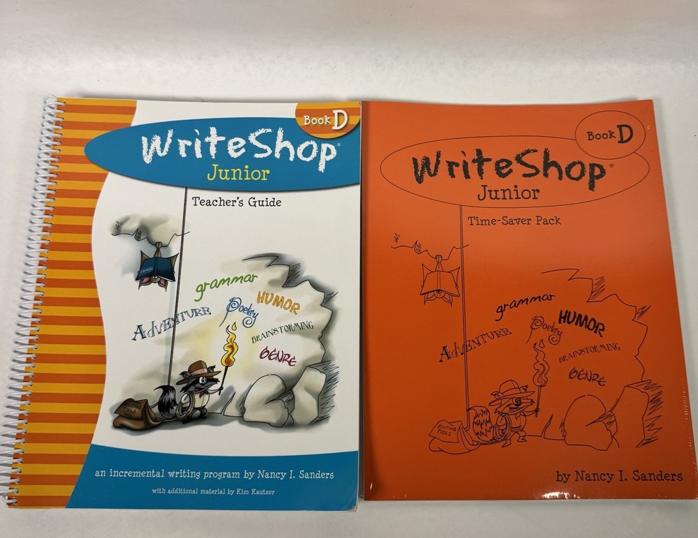 Write Shop Junior Book D Spiral Teacher’s Guide & Time-Saver Pack