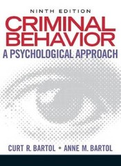 Criminal Behavior: A Psychological Approach (9th Edition) – Hardcover – GOOD