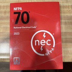 NFPA NEC 70 National Electrical Code 2023 Edition with Tabs Paperback Perfect