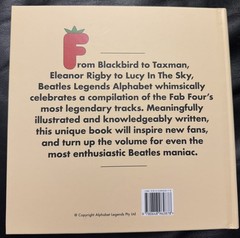 NEW Beatles Legends Alphabet Hardcover Art Book Beck Feiner Illustrations ABC