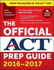 Official ACT Prep Guide, 2016 – 2017 by ACT Staff (2016, Trade Paperback)