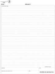 Lab Notebook Laboratory Notebook – 240 Pages .25” Grid Format, 8 7/8” x 11 …