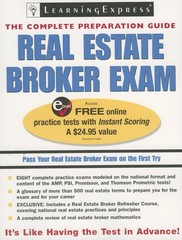 Real Estate Broker Exam (Real Estate Exam Prep And Career Guides)