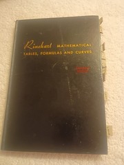 Vintage 1957, “Rinehart Mathematical Tables, Formulas & Curves” Enlarged Edition