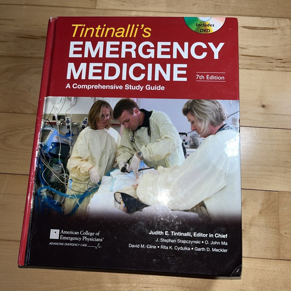 Tintinalli’s Emergency Medicine Hardcover Book 7th Edition No DVD