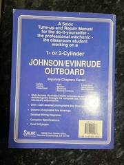 SELOC Outboards Repair Manual 1 & 2 Cyl Johnson-Evinrude 1.25hp-60hp ’71-’89