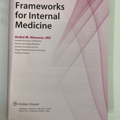 Frameworks for Internal Medicine 2019 TPB Andre Mansoor Wolters Kluwer with Code