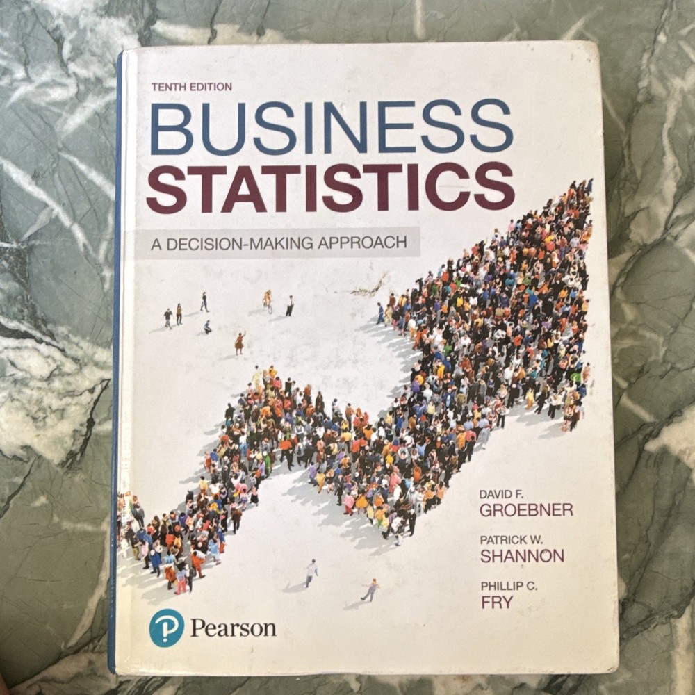 Pearson Business Statistics 10th HC Groebner ISBN 0134496498
