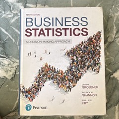 Pearson Business Statistics 10th HC Groebner ISBN 0134496498