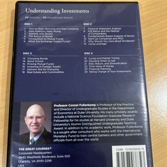 The Great Courses: Understanding Investments Book And Dvd Set