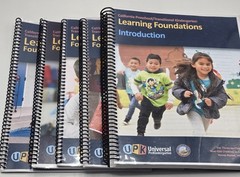 Learning Foundations Universal PreKindergarten California LOT OF 5 BOOKS SPIRAL