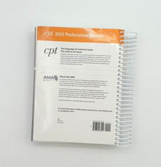 cpt 2025: Professional Edition. Spiral bound. AMA.