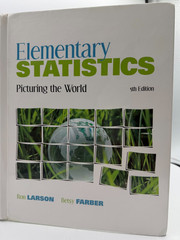 Elementary Statistics Picturing the World 5th Edition Ron Larson & Betsy Farber
