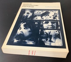 Issues in Abnormal Child Psychology 1st Edition PB (1973) Anthony Davids Vintage