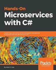 Matt Cole Hands-On Microservices with C# (Digital) (UK IMPORT)