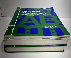 Saxon Advanced Math set 2nd edition Homeschool Packet Textbook Tests Solutions