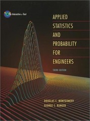 Applied Statistics and Probability for Engineers Hardcover