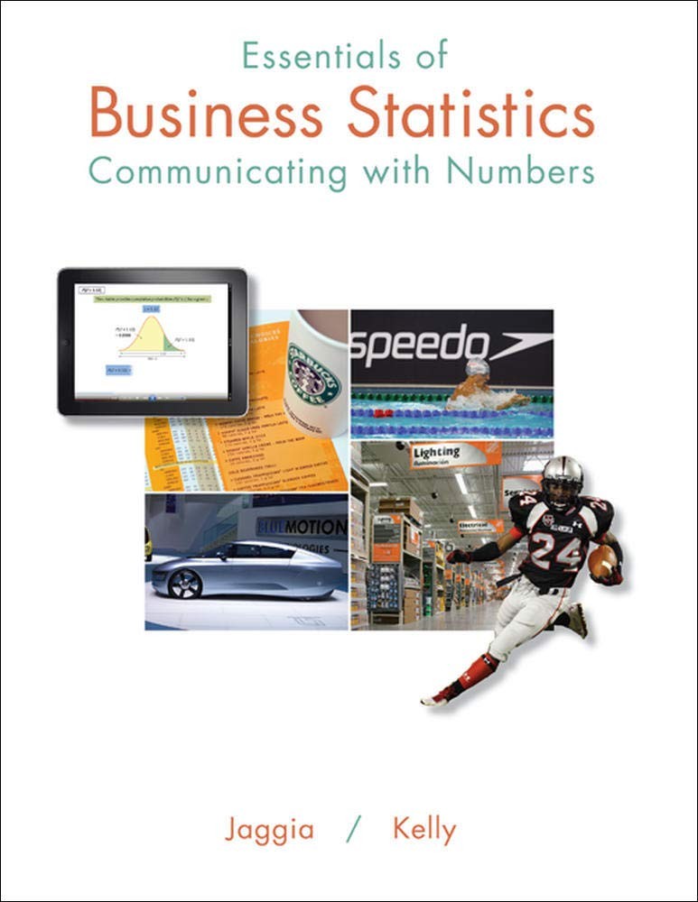 Essentials of Business Statistics: Communicating With Numbers – hardcover Ja…
