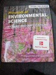 Principles of Environmental Science: Inquiry and Applications by Cunningham