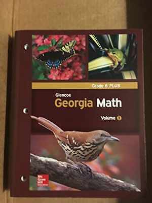 Glencoe Georgia Math Grades 6 Plus – Paperback, by McGraw Hill – Acceptable n