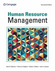 Human Resource Management – Paperback, by Valentine Sean; Meglich – Very Good b