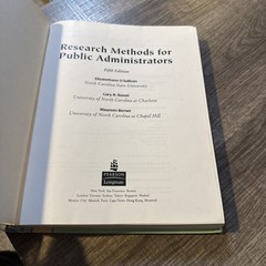 Research Methods for Public Administrators by Maureen Berner, Gary R. Rassel and