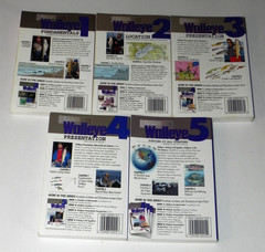 WALLEYE Critical Concepts COMPLETE SET In Fisherman 1 2 3 4 5 FISHING Book lot