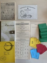 All About Spelling AAS Level 4 Teacher Manual And Student Books, Cards. Unused.