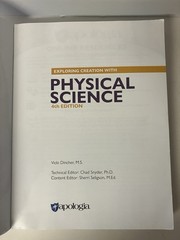 Apologia Exploring Creation with Physical Science Textbook by Dincher 2024 CLEAN
