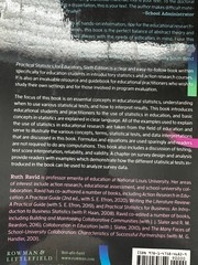 Practical Statistics for Educators by Ruth Ravid (2020, Trade Paperback)