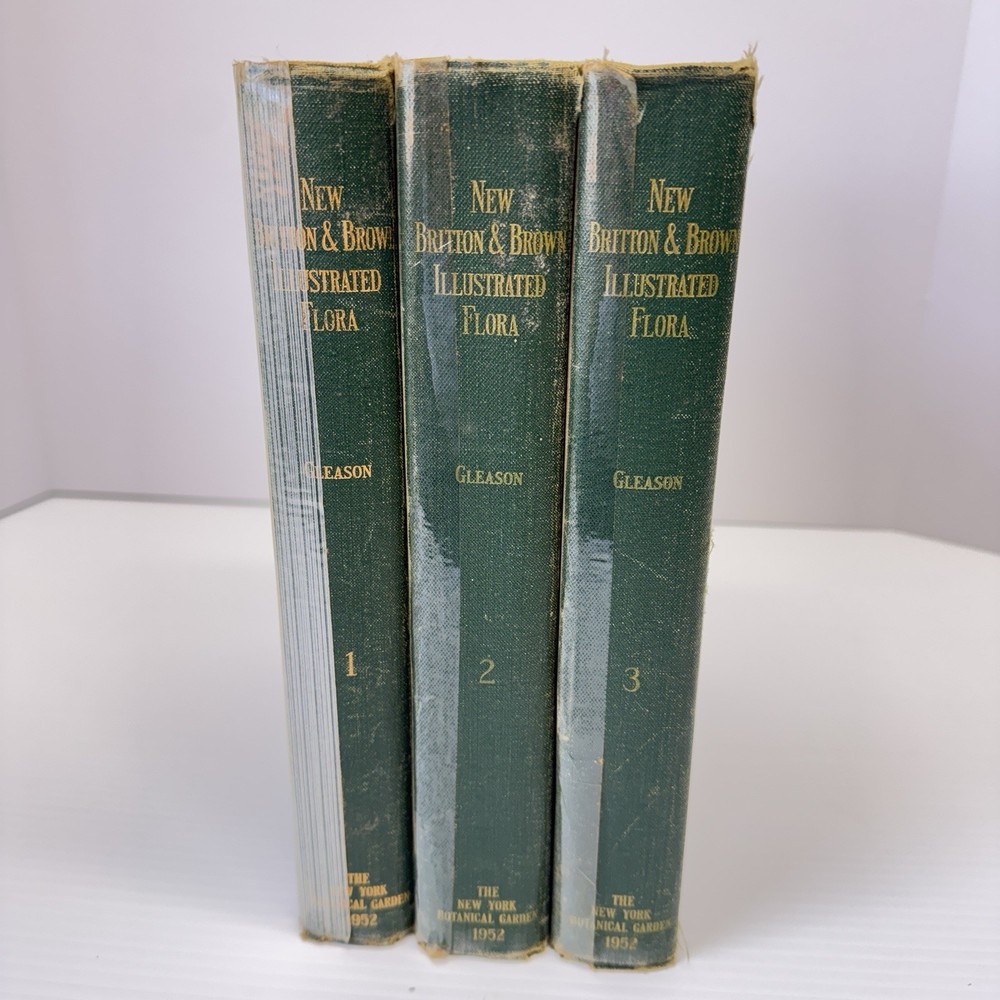 1952 New Britton and Brown Illustrated Flora of United States Gleason Flowers