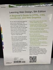 Learning Web Design (5th Edition) – Robbins. O’Reilly Media Inc. 790 pages, soft