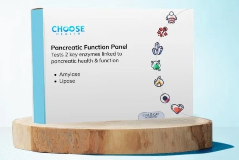 Pancreatic Function Test | 2 in 1 at Home Test | Amylase | Lipase | Cap & CLIA