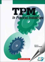 New: TPM in Process Industries by Suzuki Tokutaro 1st INTL ED -HARDCOVER