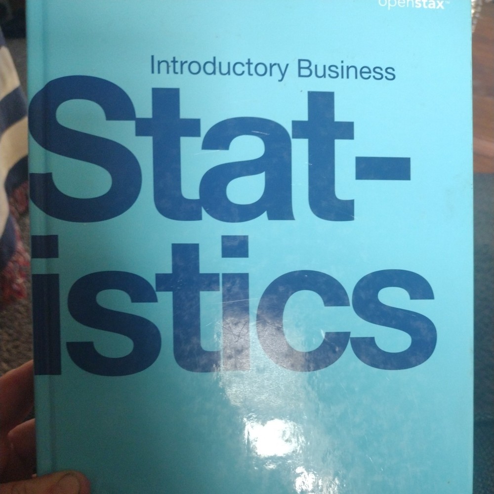 Introductory business statistics textbook