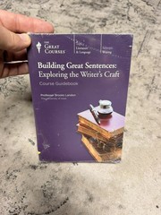 GREAT COURSES Building Great Sentences: Exploring the Writer’s Craft 🌟 SEALED!