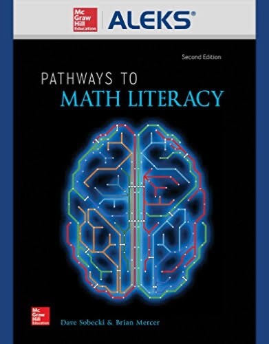 Pathways to Math Literacy 2nd Ed. McGraw Hill Loose-Leaf, Access Code Included