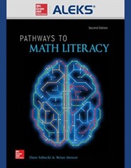 Pathways to Math Literacy 2nd Ed. McGraw Hill Loose-Leaf, Access Code Included