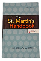 St. Martin’s Handbook by Andrea A. Lunsford (2015, Hardcover)