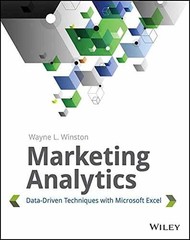 Marketing Analytics: Data-Driven – Paperback, by Winston Wayne L. – Very Good