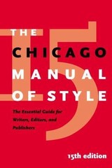 The Chicago Manual of Style – 9780226104034, University of Chicago Pr, hardcover