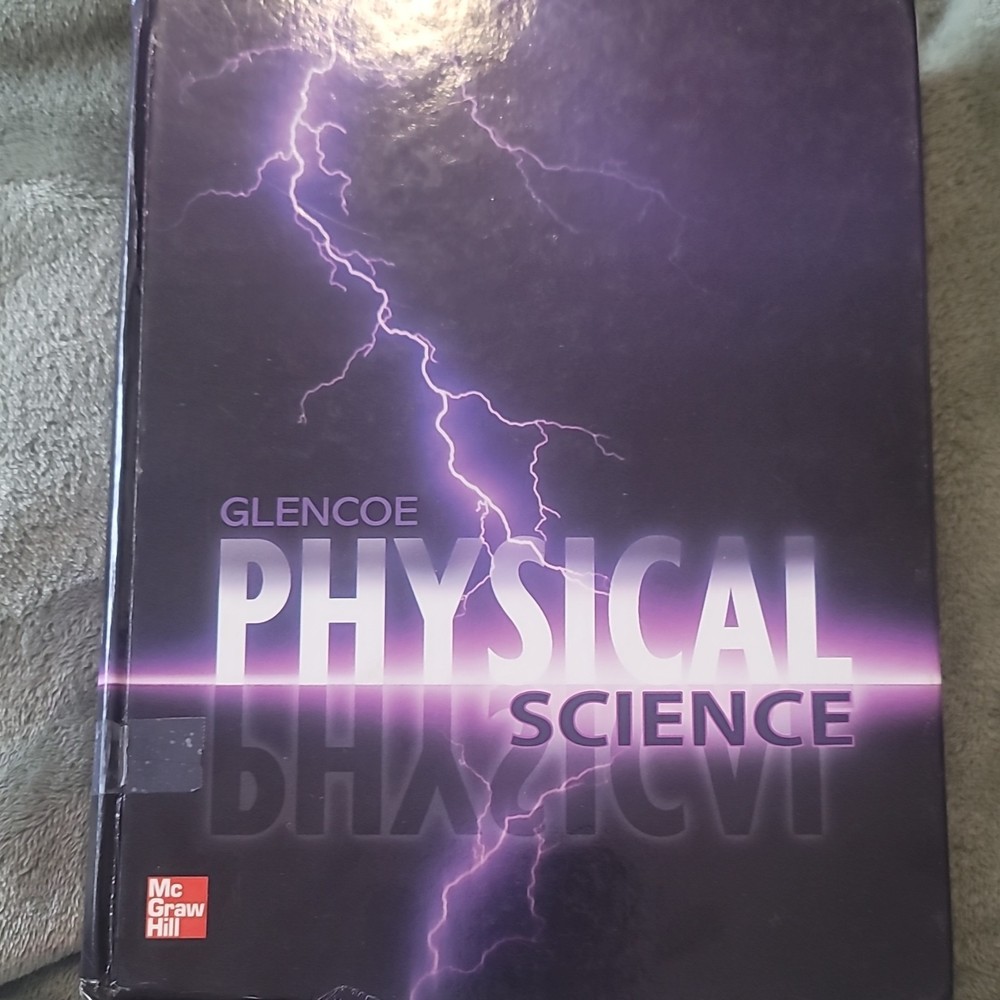 McGraw-Hill Glencoe Physical Science Textbook (Good Condition)
