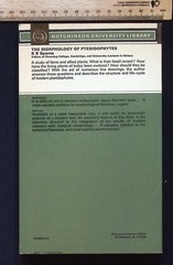 The Morphology of Pteridophytes: Structure of Ferns & Allied Plants K.R. Sporne