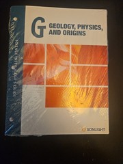 Sonlight Science G 5-Day Geology, Physics, And Origins Instructor Guide