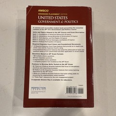 AMSCO Advanced Placement United States Government & Politics 3rd Edition 2022